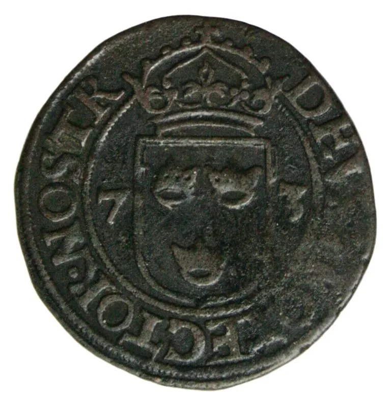 Sweden, 2 öre 1573