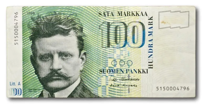Finland, 100 markkaa 1986