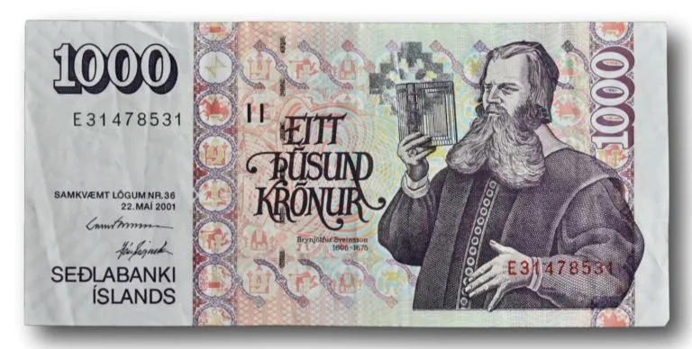 Island, 1000 krónur 2001