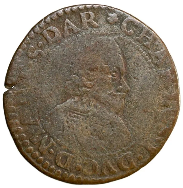 France, double lorraine 1636