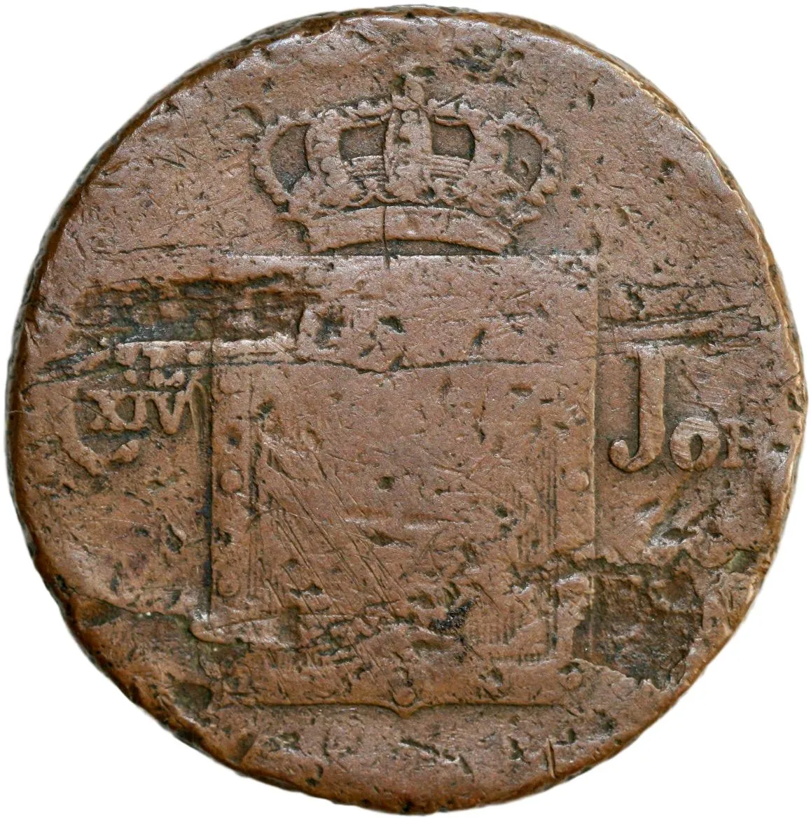 2 skilling 1822 - Bilde 2