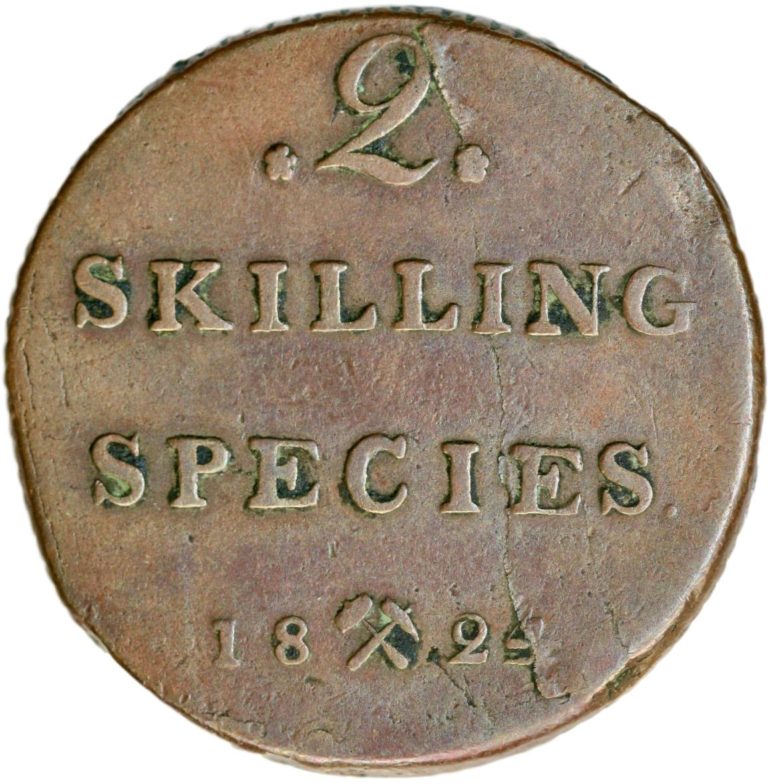 2 skilling 1824