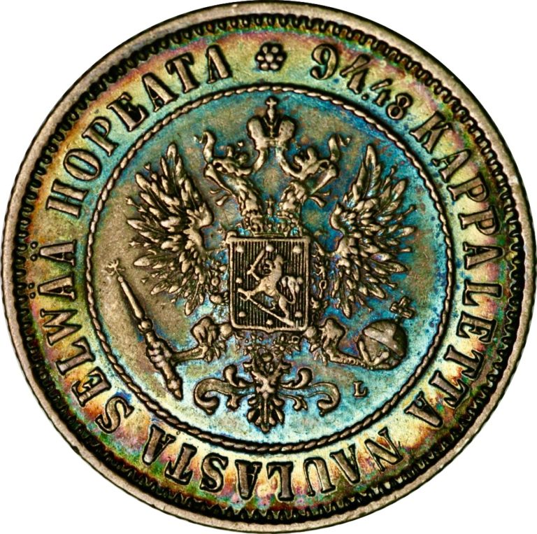 Finland, 1 markka 1890