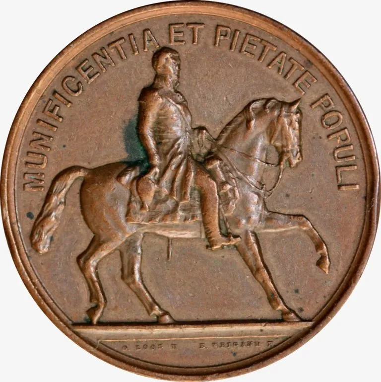 Avdukningen av Carl XIV Johan-statuen i 1875