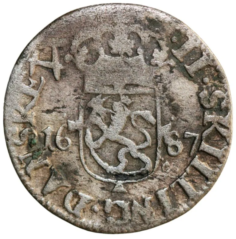 2 skilling 1687