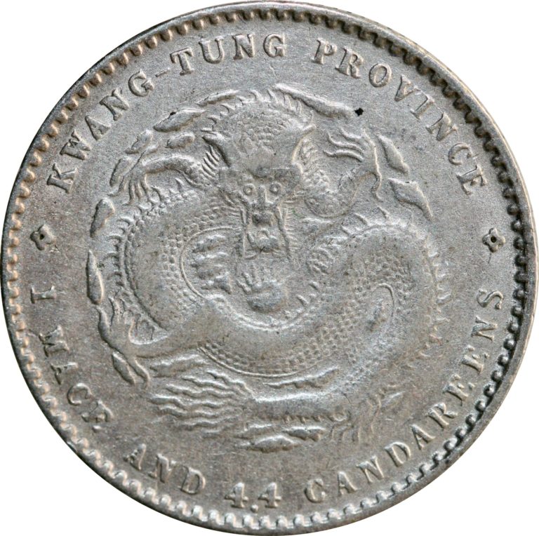 China, 20 cents 1890-1908