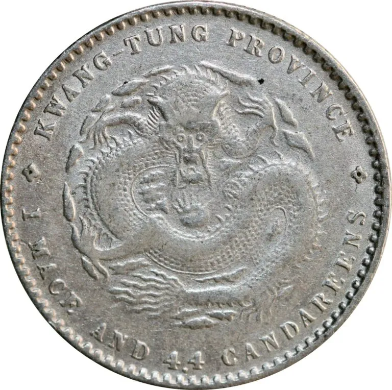 China, 20 cents 1890-1908