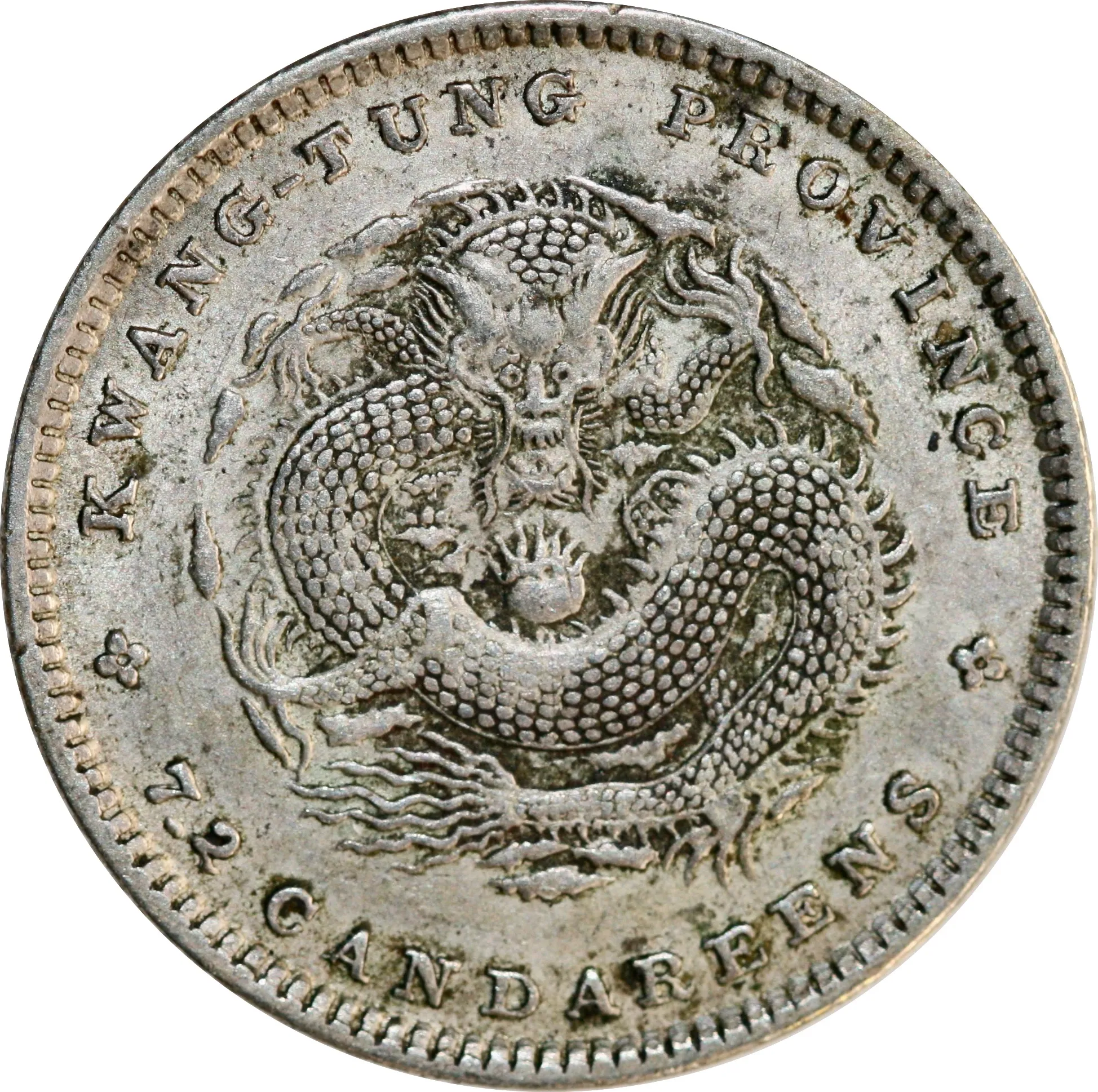 China, 10 cents 1890-1908