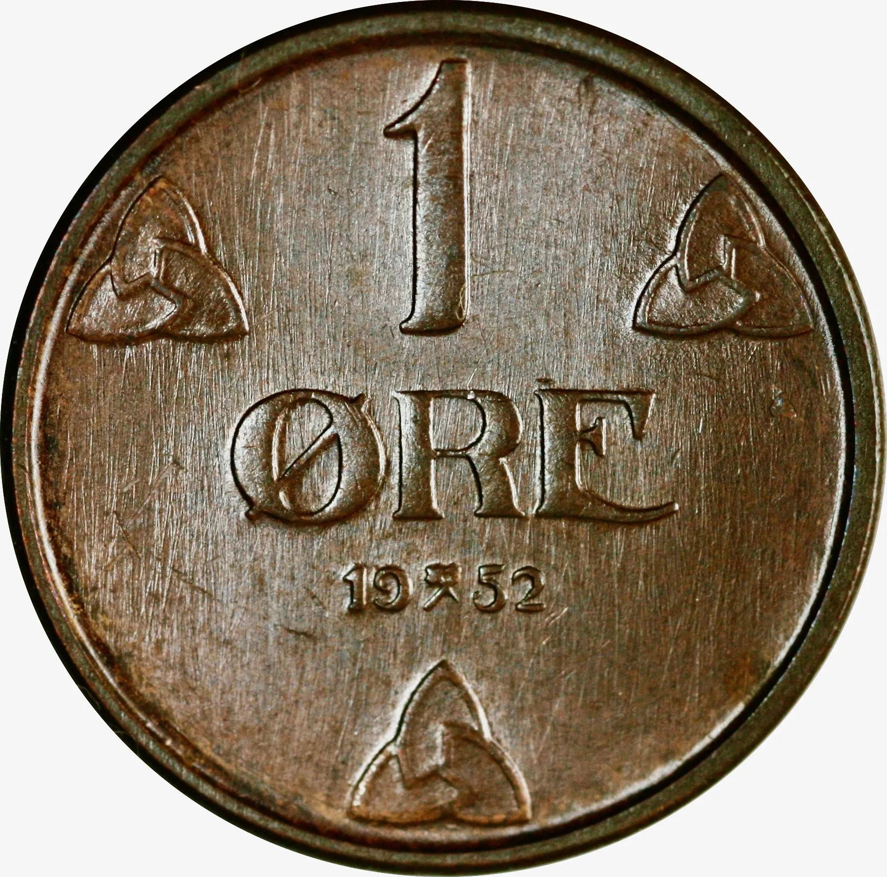 1 øre 1952 (prakt!)