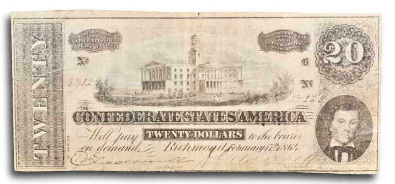 USA, 20 dollar 1864