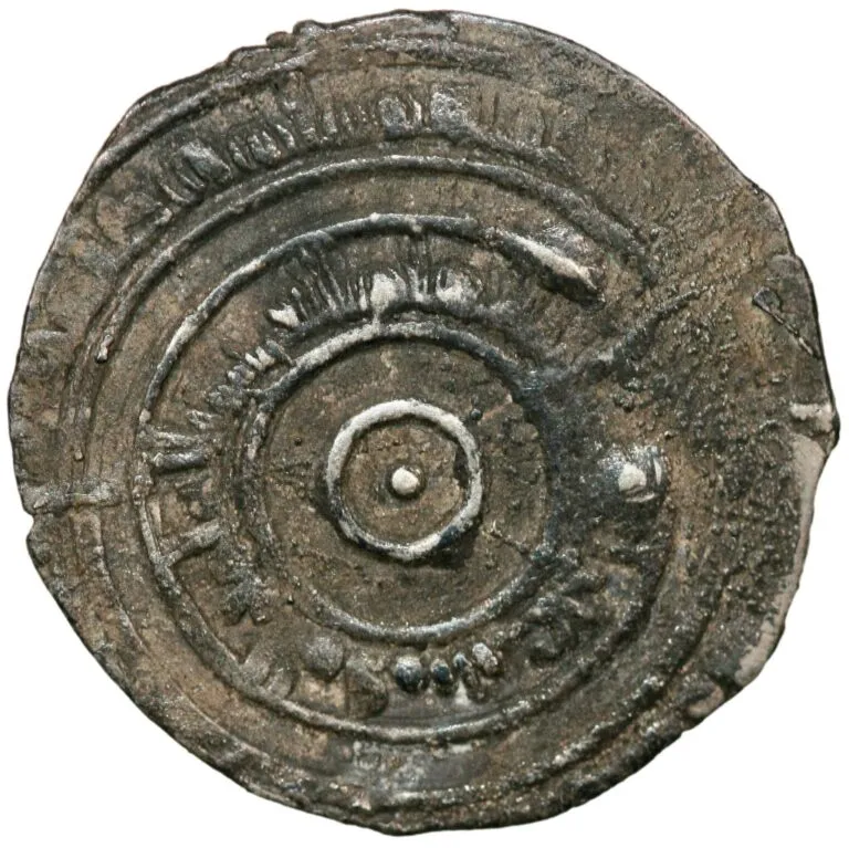 1/2 dirham fra kalif Al ‘Aziz (975-996 e. Kr.)