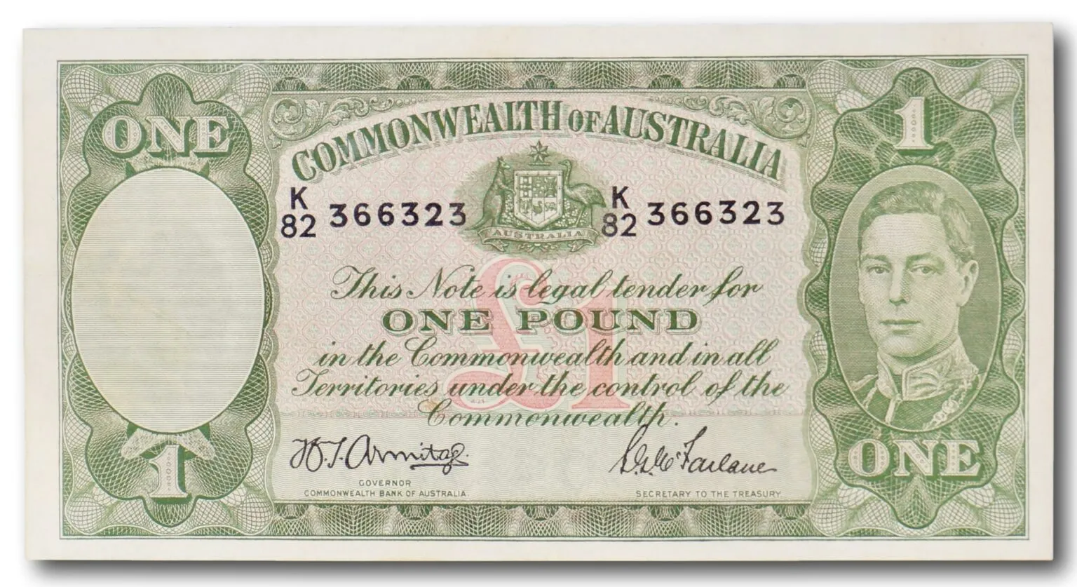 Australia, 1 pound 1942