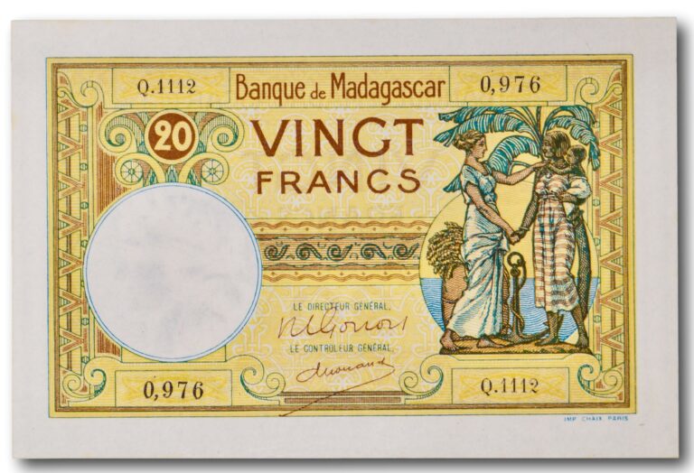 Madagaskar, 20 francs 1937-1947