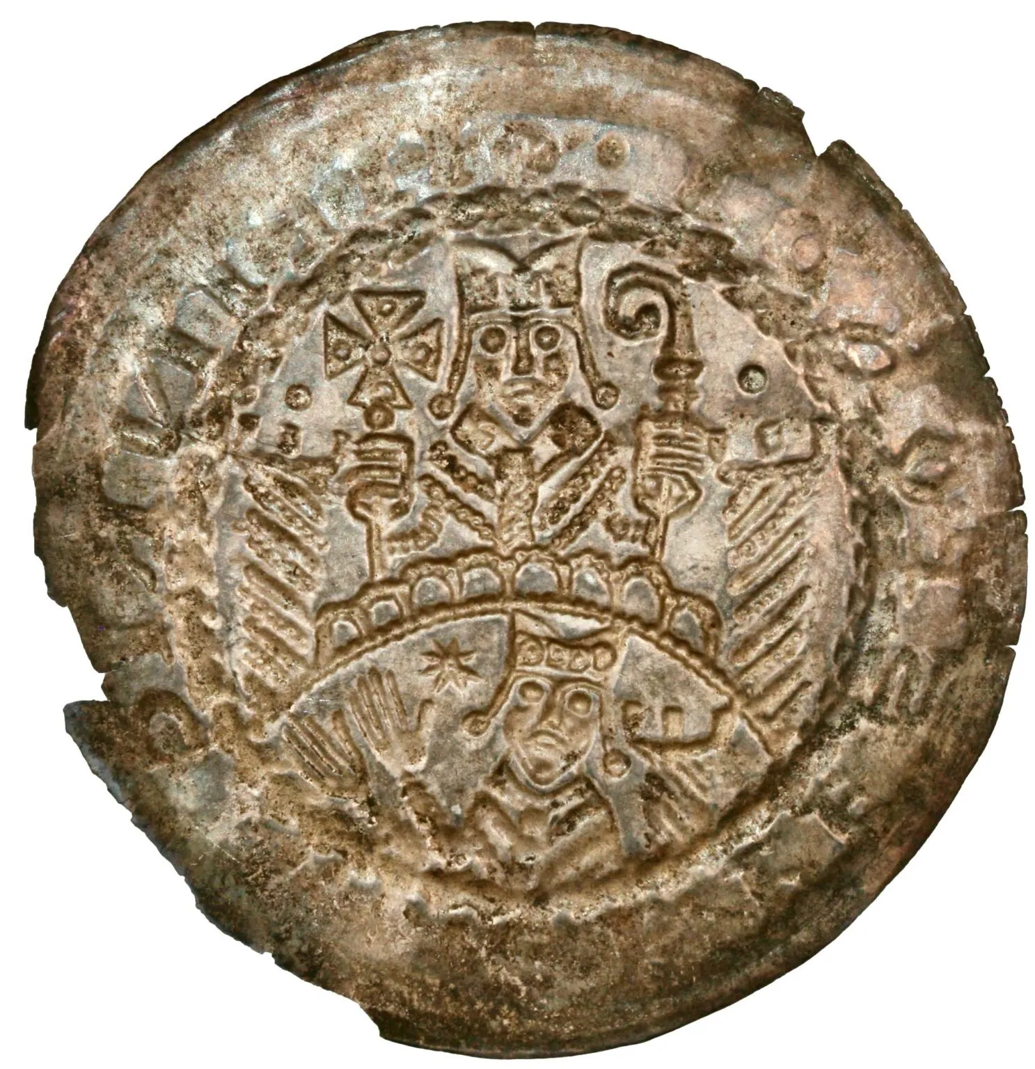 Brakteaet from Archbishop Heinrich I. von Harburg (1142-1153) - Image 2