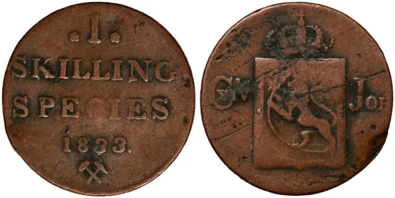 1 skilling 1833