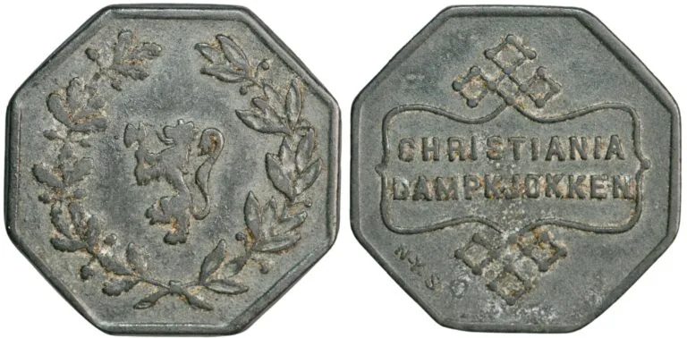 Norway, token from Christiania Steam Kitchen