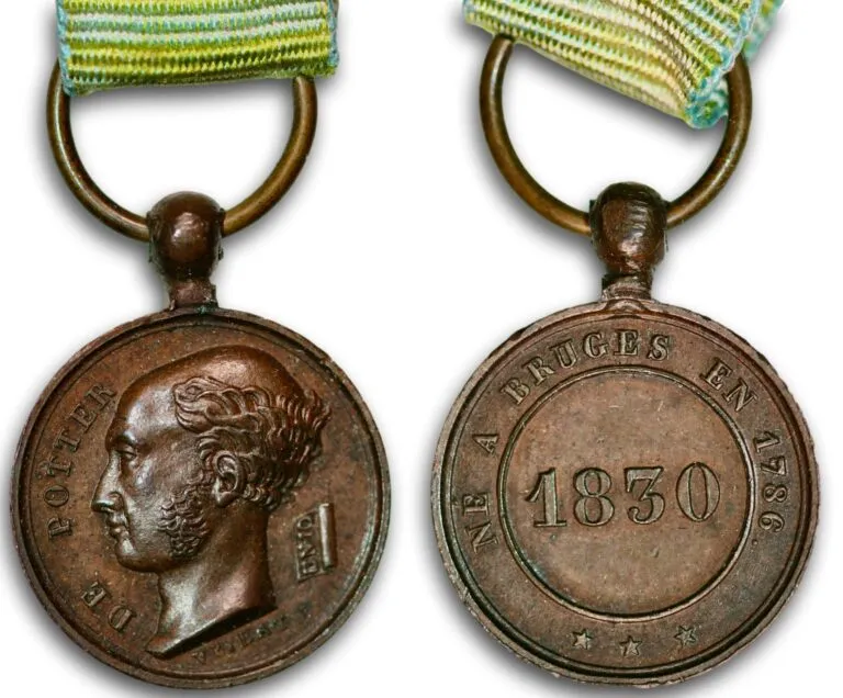 Belgium, bronze miniature 1830