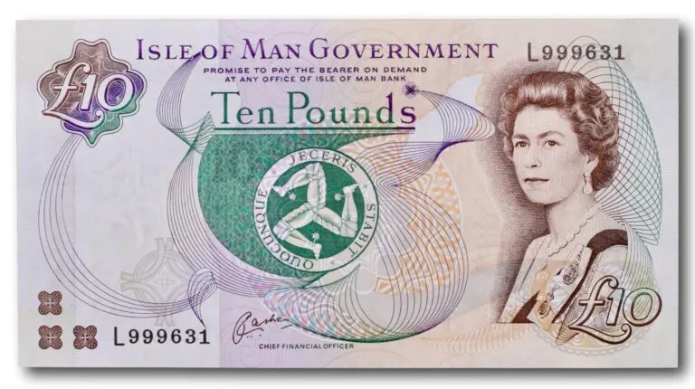 Isle of Man, 10 pund 1998