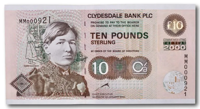 Scotland, 10 pounds 2000