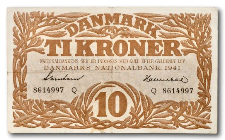 Denmark, 10 kroner 1941