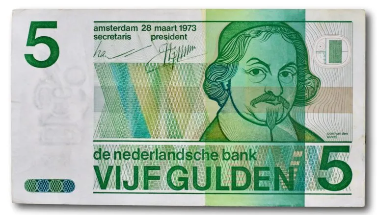 Nederland, 5 gulden 1973