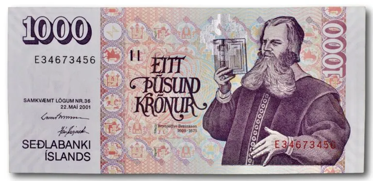 Island, 1000 kronur 2001