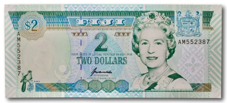 Fiji, 2 dollars 2002