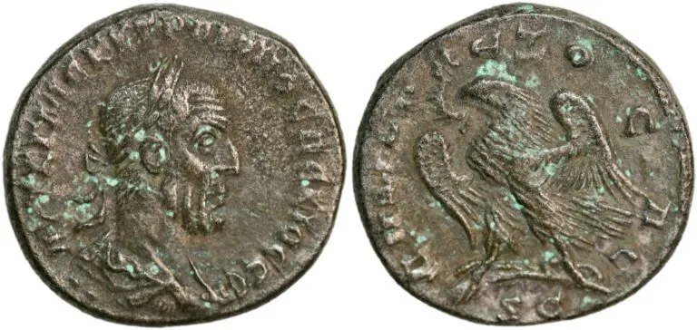 Tetradrachm from Emperor Trajan Decius (249-250 AD)
