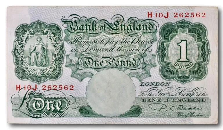 Storbritannia, 1 pund 1949-1955