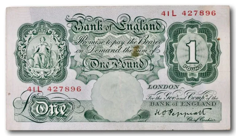 Storbritannia, 1 pund 1948-1949