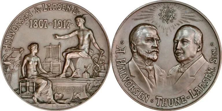 Norway, Halvorsen & Larsen’s 50 Year Anniversary 1867-1917