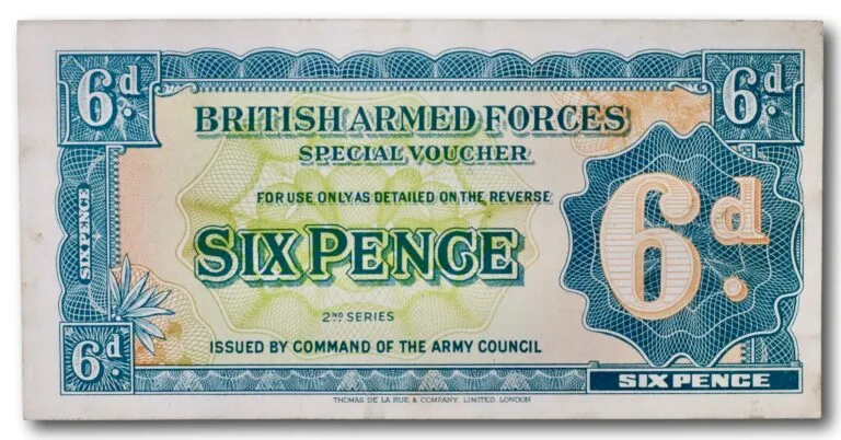 British Armed Forces, 6 pence 1948
