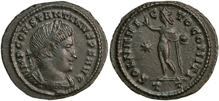 Follis from Emperor Constantine I (313-314 AD)