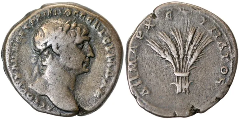 Tridrachm from Emperor Trajan (112-114 AD)