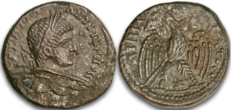 Tetradrachm from Emperor Elagabalus (219 AD)