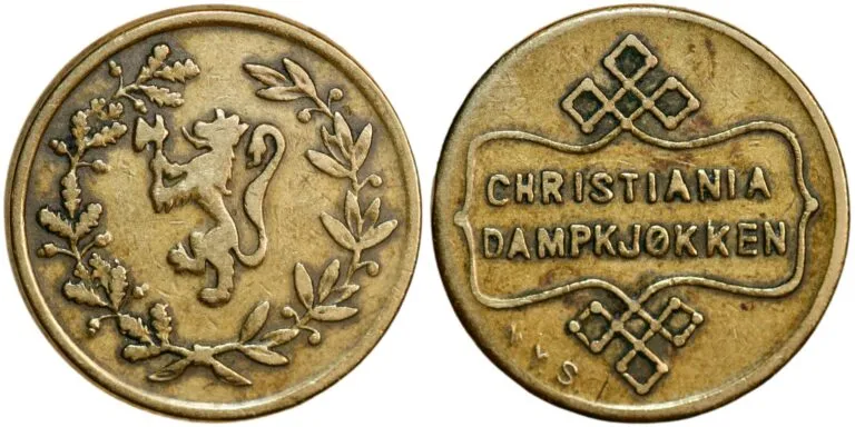Norway, token from Christiania Steam Kitchen