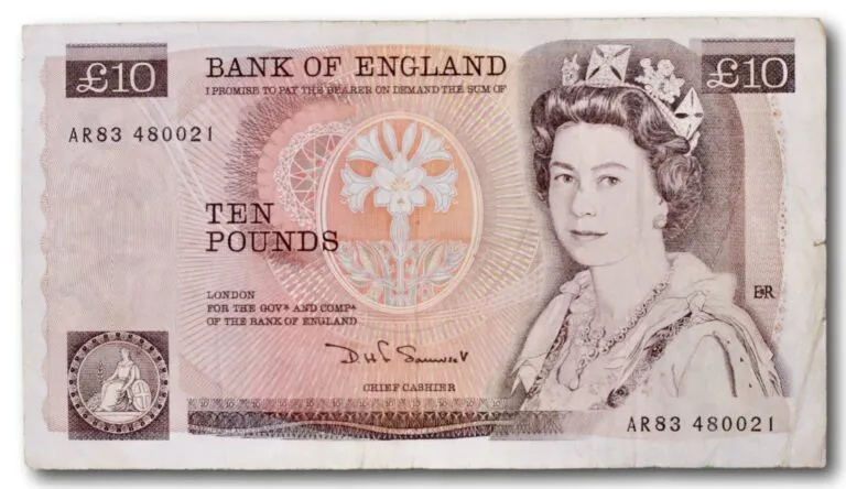 Storbritannia, 10 pund 1984-1986