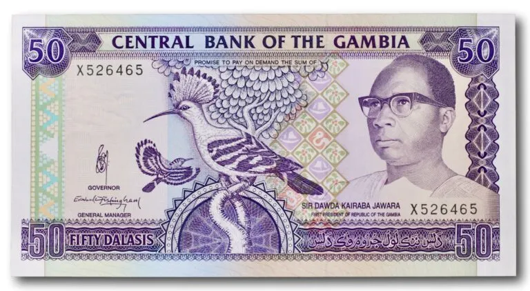 Gambia, 50 dalasis 1989-1991