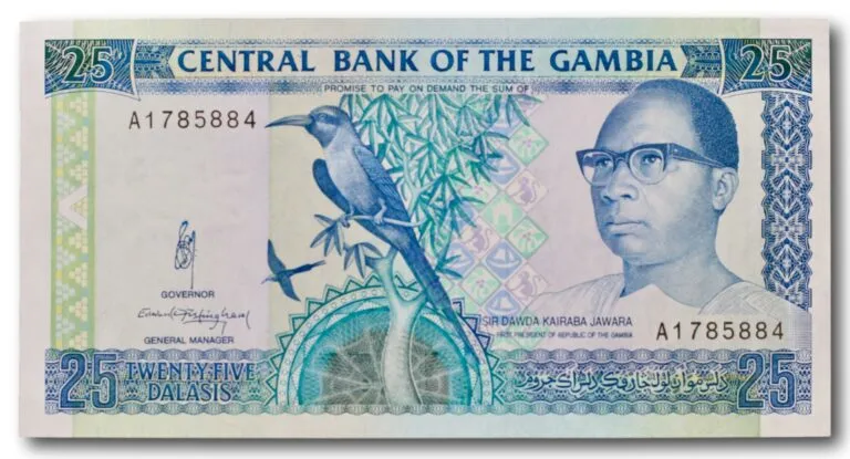 Gambia, 25 dalasis 1989-1991
