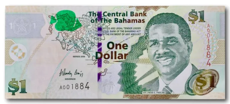 Bahamas, 1 dollar 2008