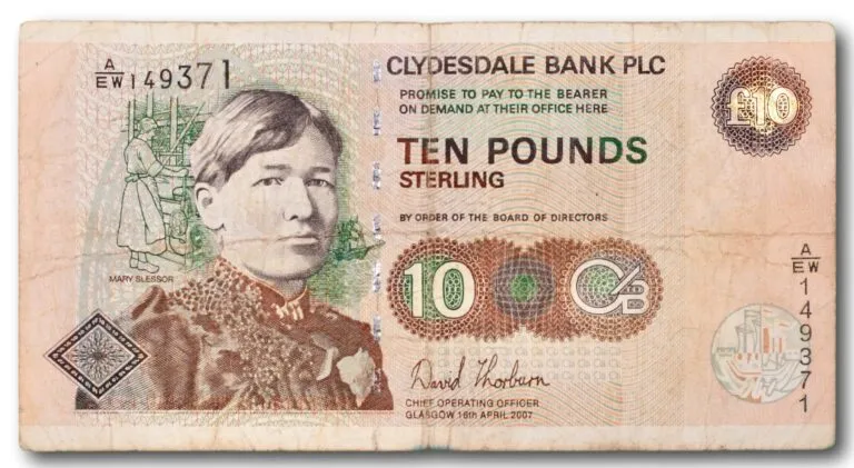 Scotland, 10 pounds 2000