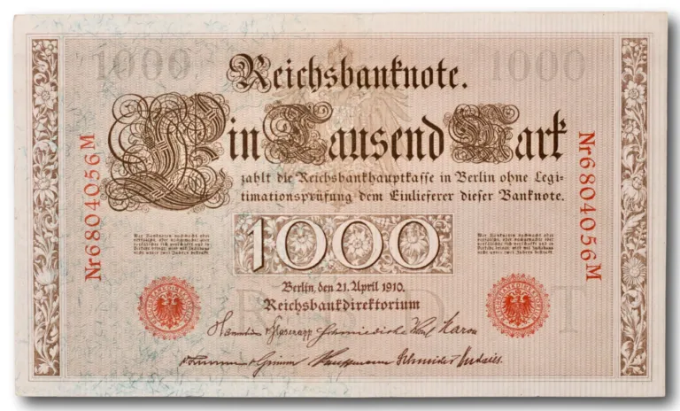 Tyskland, 1000 mark 1910