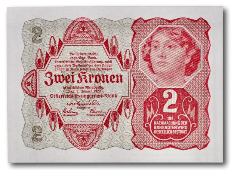 Austria, 2 kronen 1922