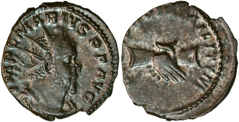 Antoninianus from Emperor Marius (269 AD)
