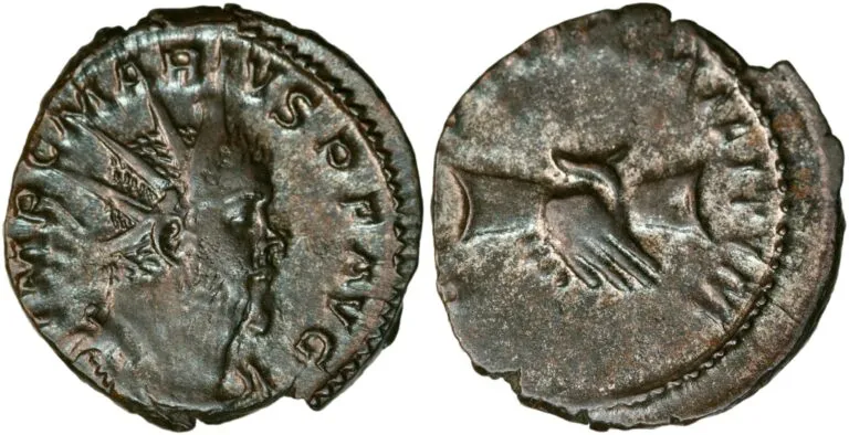 Antoninianus from Emperor Marius (269 AD)