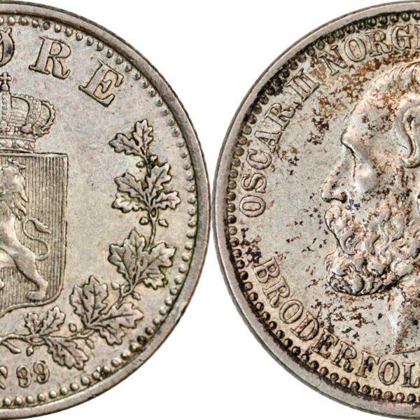 Norway, 50 øre 1899
