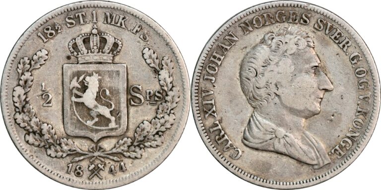 1/2 speciedaler 1844