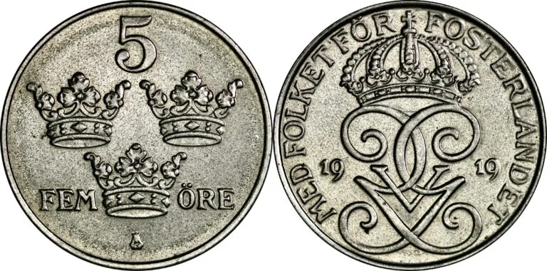 Sweden, 5 öre 1919 (choice!)