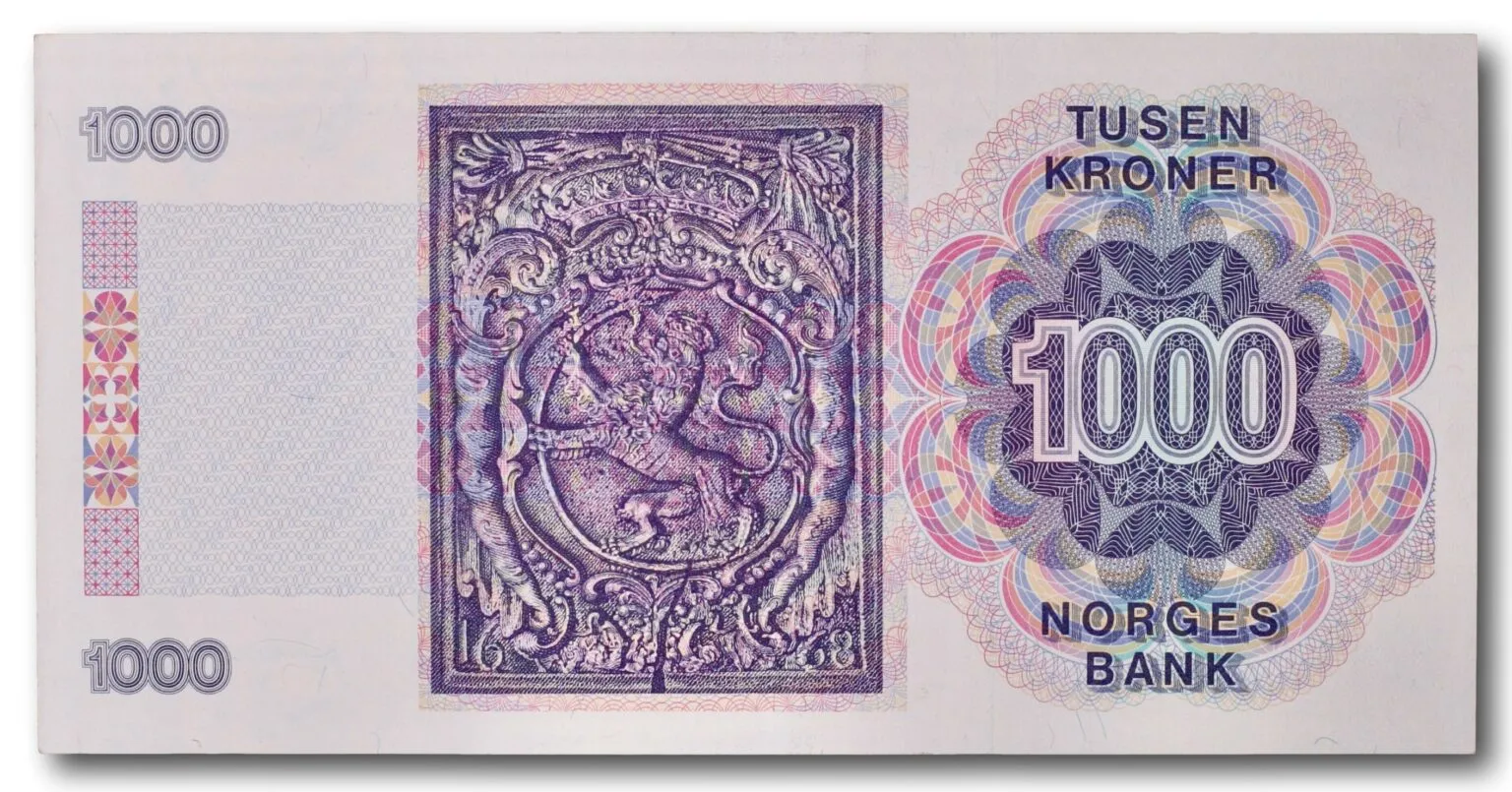 Norway, 1000 kroner 1989 - Image 2