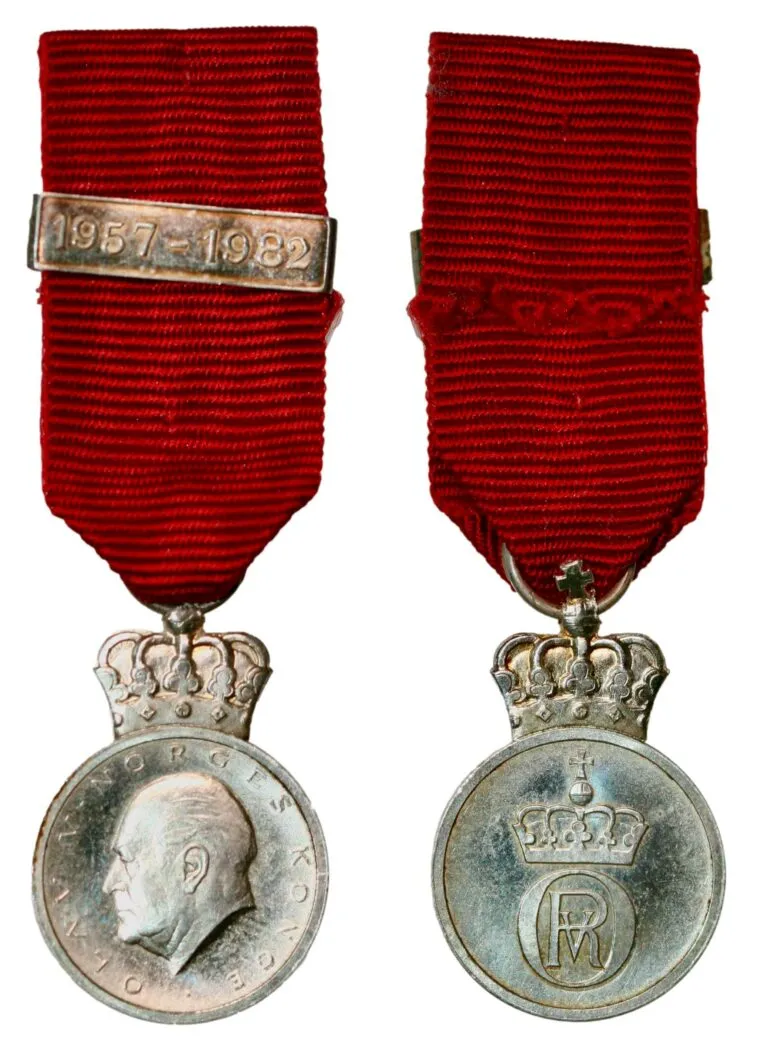 Norway, King Olav V’s Jubilee Medal (1957-1982)